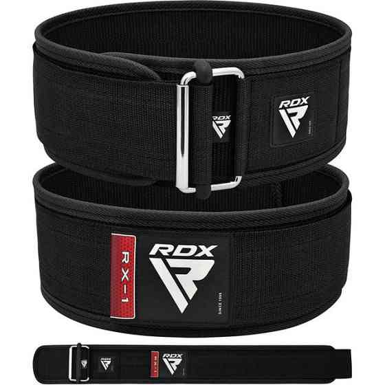 Пояс для важкої атлетики RDX RX1 Weight Lifting Belt Black S Каменское