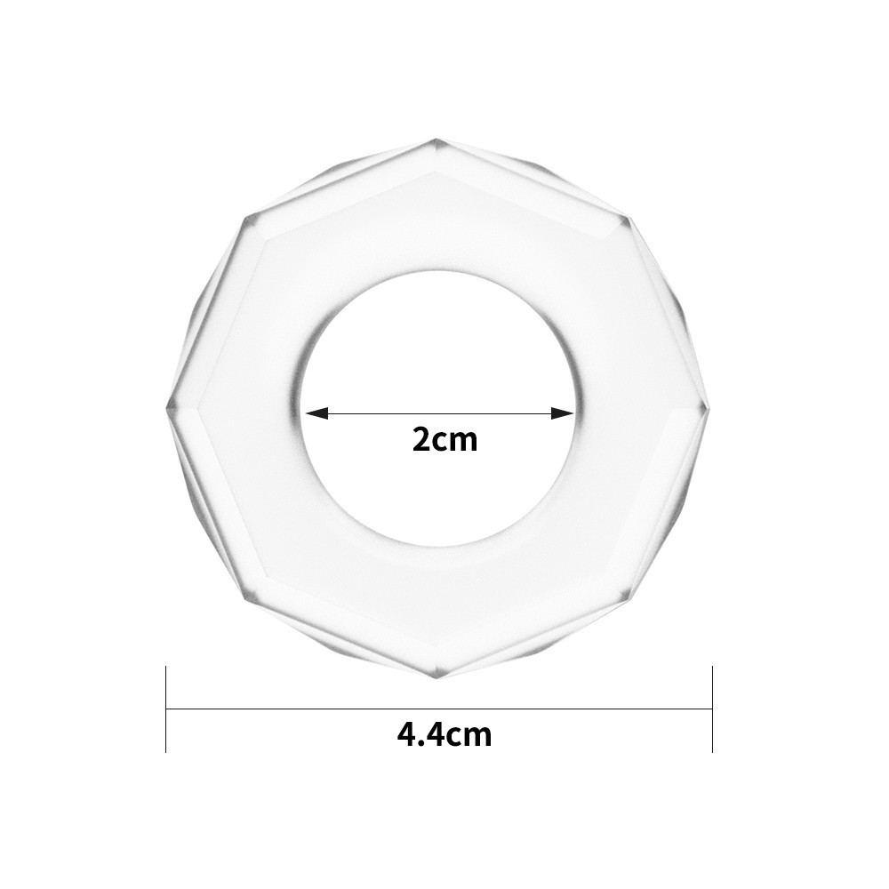 Ерекційне кільце - Power Plus Cockring 4 Clear Sex Aura Київ - фото 2