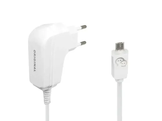 Мережевий зарядний пристрій Original HH-688A 220V (12W, 5V/2.1A) на 1 USB-порт із кабелем micro-USB 1.5м Одеса