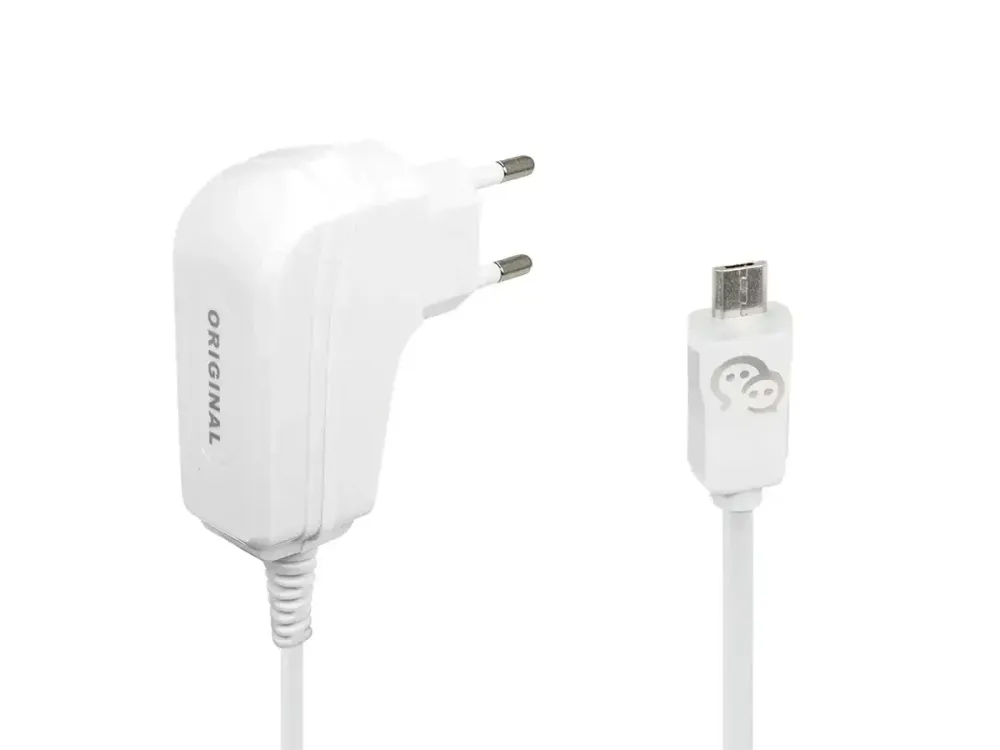 Мережевий зарядний пристрій Original HH-688A 220V (12W, 5V/2.1A) на 1 USB-порт із кабелем micro-USB 1.5м Одеса - фото 3