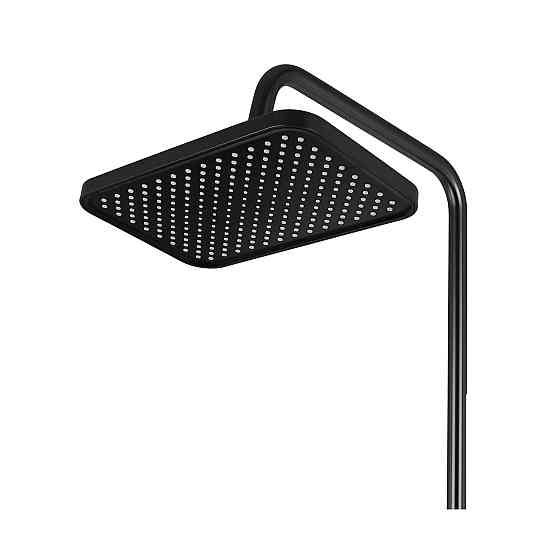Душевая колонна Zerix PBI-009-J BLACK из алюминия с кнопочным переключателем и 4 режимами Харьков