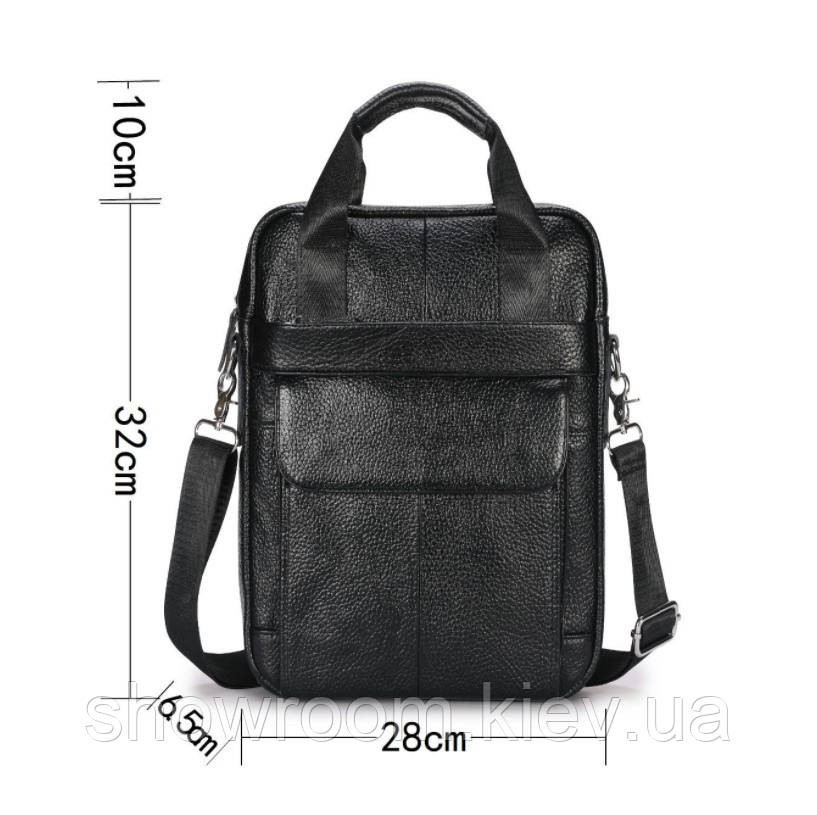 Мужская кожаная сумка с ручками Leather Collection (8861) Киев - изображение 5