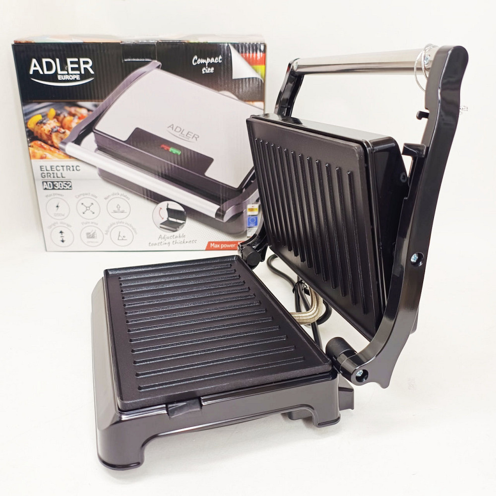 Настільний електрогриль для стейків, Електрична грильниця, Контактний гриль для стейків і овочів CG-89 Львів - фото 5