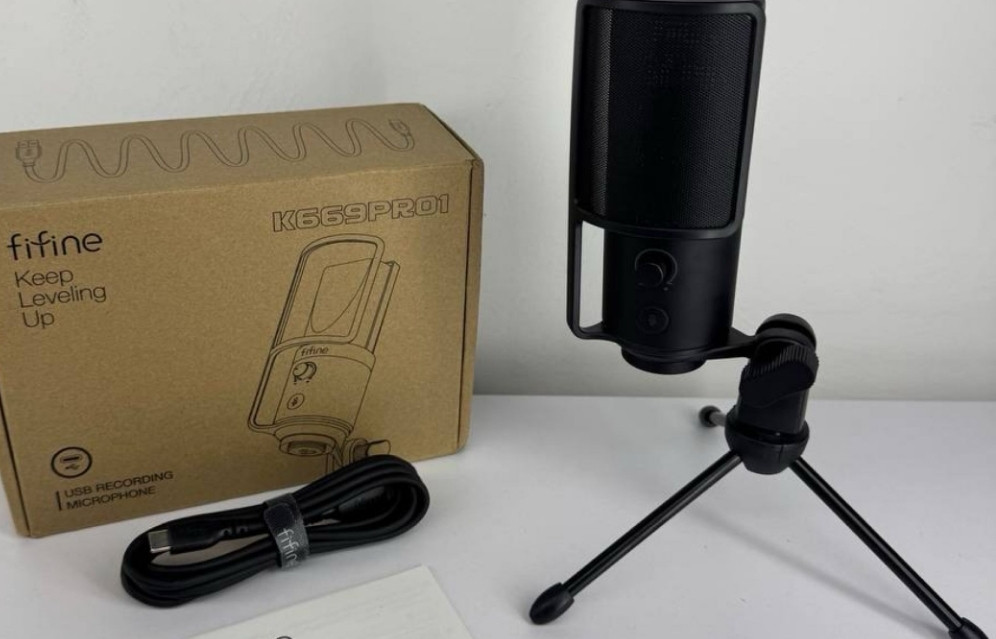 Мікрофон Fifine K669PRO1 геймерський стрімінг микрофон hyperX A8 A6 Київ - фото 6