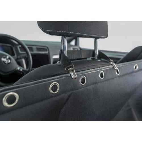 Захисний чохол Trixie для автомобільного сидіння роздільний чорний поліестер 145х160 см Київ