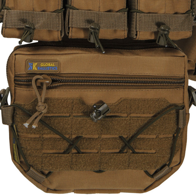 Плитоноска тактическая Warmor Gen.3 Pro Max с быстрым сбросом с подсумками (Койот) Винница - изображение 10