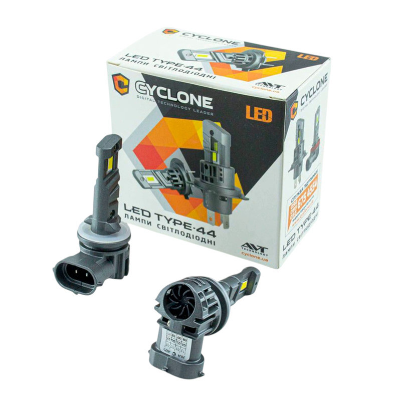 Автолампа H27 12V Type 44 25W 5000K 6700L LED радіатор Мукачево - фото 1