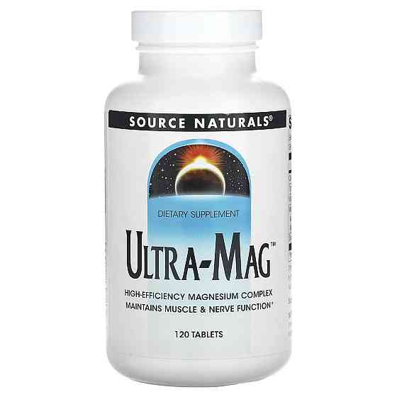 Магний (ультра-маг) Source Naturals Ultra-Mag 120 таб Киев