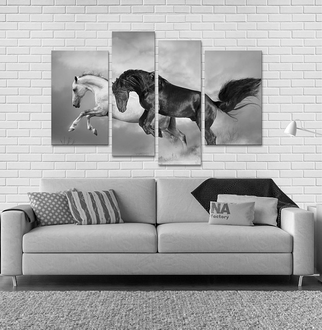 Модульная картина Лошади Art-29_4 Киев - изображение 2