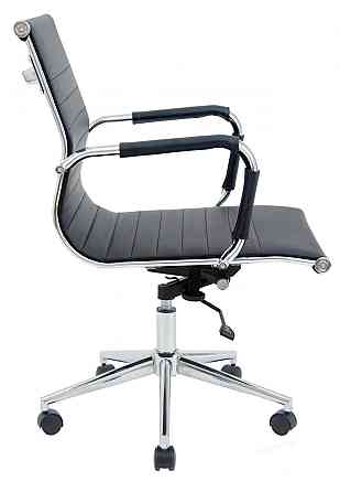 Офісне Крісло Керівника Richman Bali LB Хром Deep Tilt M1 Чорний Дніпро