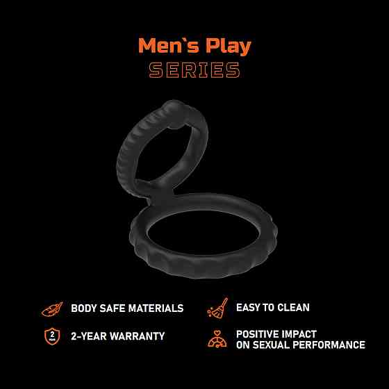 Ерекційне кільце - Erospace Men’s Play Silicone Cock Ring B8 Sex Aura Київ