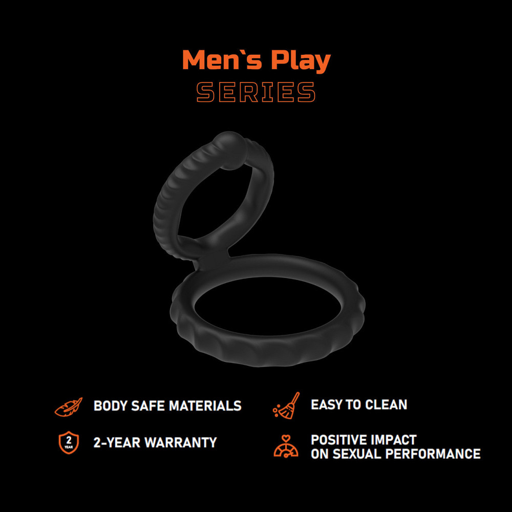 Ерекційне кільце - Erospace Men’s Play Silicone Cock Ring B8 Sex Aura Київ - фото 2
