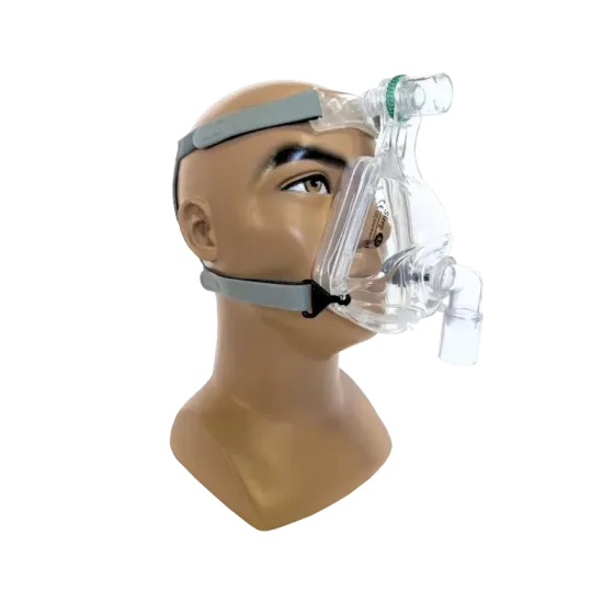Орально-назальна силіконова маска для CPAP Sleepas з отвором для видиху (M) Дніпро
