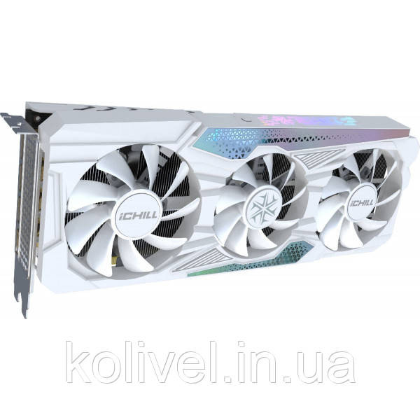 GeForce RTX4060 Ti Inno3D iChill X3 WHITE, 8GB GDDR6, 128bit, PCI Express 4.0 X8 (C406T3-08D6X-17113280) Киев - изображение 1
