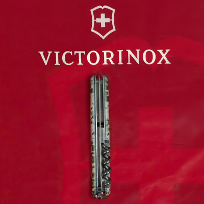 Нож Victorinox Spartan Army 91 мм Піксель + Лого (1.3603.3_W3941p) Винница - изображение 2