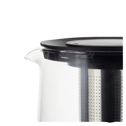 Заварник 600мл зі з'ємним ситечком скло/нержавіюча сталь 0776S KAMILLE Житомир - фото 5