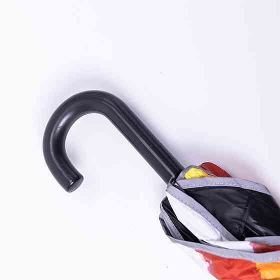 Зонт детский механический элегантный с принтом прочный надежный из полиэстера диаметр 90 см Белый HP-23-13W Киев