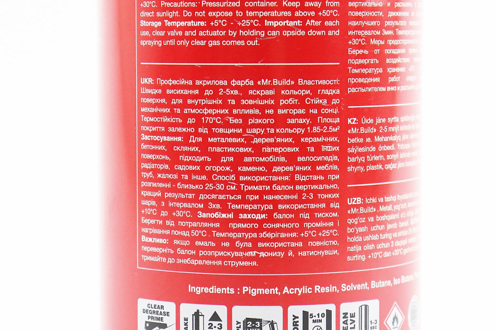 Лак матовий №18/1, Аерозоль 400ml Киев - изображение 3