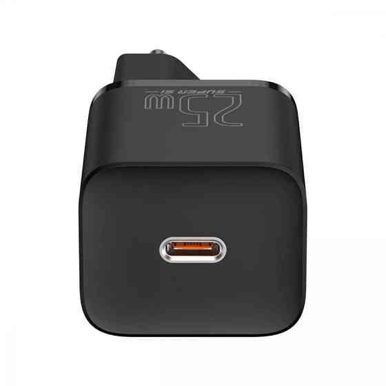 Сетевое зарядное устройство Baseus Super Silicone PD Charger 25W Cable Type-C to Type-C 3A (1m) черный Львов