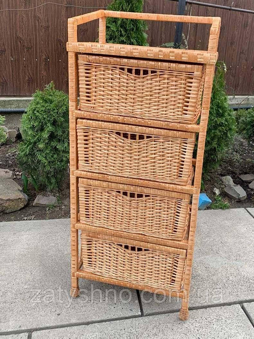 Комод плетеный на 4 ящика Киев - изображение 6