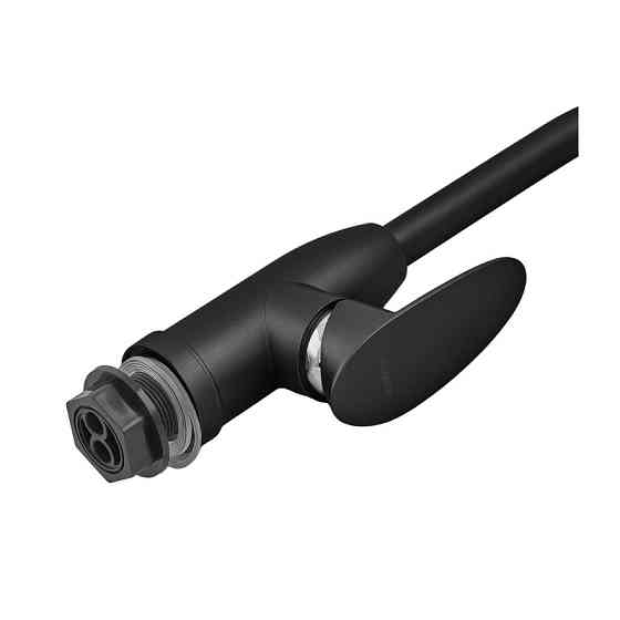 Кухонный смеситель Plamix Cezar-011-B Matte Black с подводкой комплект PM0668 Харьков
