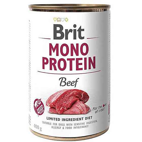 Консерва Бріт Brit Mono Protein Beef для собак з яловичиною, 400 г Вінниця