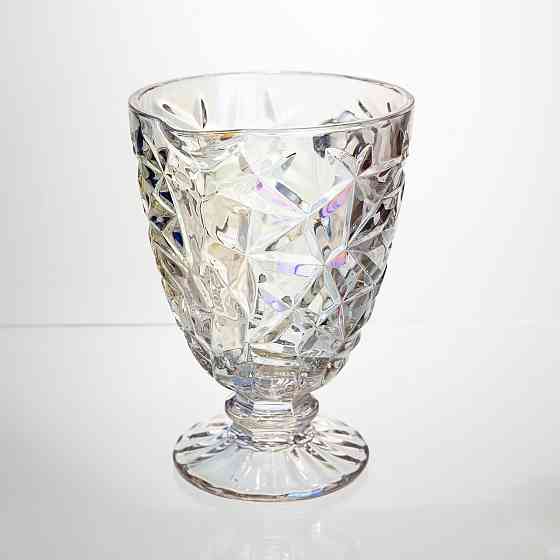 Глек скляний для компоту 1.2 л ребристий фігурний графин для лимонаду мохіто сангрії напоїв HP-19-171 Коломыя