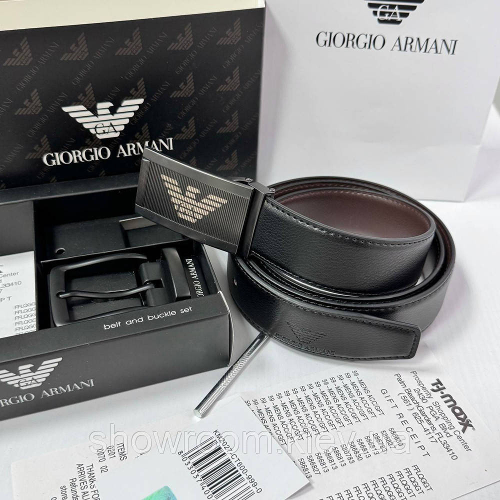 Ремень и две пряжки в подарочной коробке GA (315) Киев - изображение 8