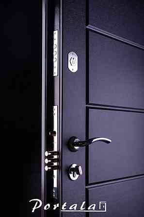 Двери квартирные, серия Люкс+Кале, модель Токио, гнутый профиль, коробка 100 мм, полотно 76 мм, Кале 850 Киев