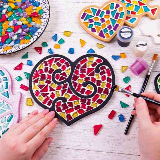 Дитячий набір для творчості кришталева мозаїка "Сердце" MA2005 Вінниця