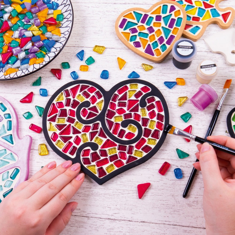Дитячий набір для творчості кришталева мозаїка "Сердце" MA2005 Вінниця - фото 3
