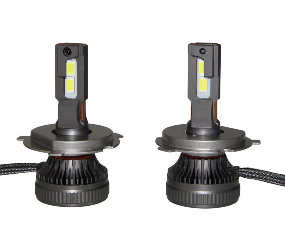 Комплект светодиодных ламп QLine DualVision H4 (P43t) 65W Canbus 6000K 24V Харьков - изображение 7