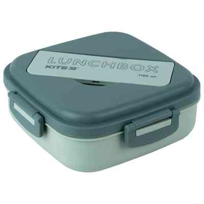 Ланч-бокс детский Kite с разделителем 1100 мл, зеленый (K23-186-1) Винница