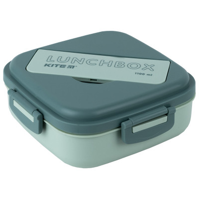 Ланч-бокс дитячий Kite з розділювачем 1100 мл, зелений (K23-186-1) Вінниця - фото 1