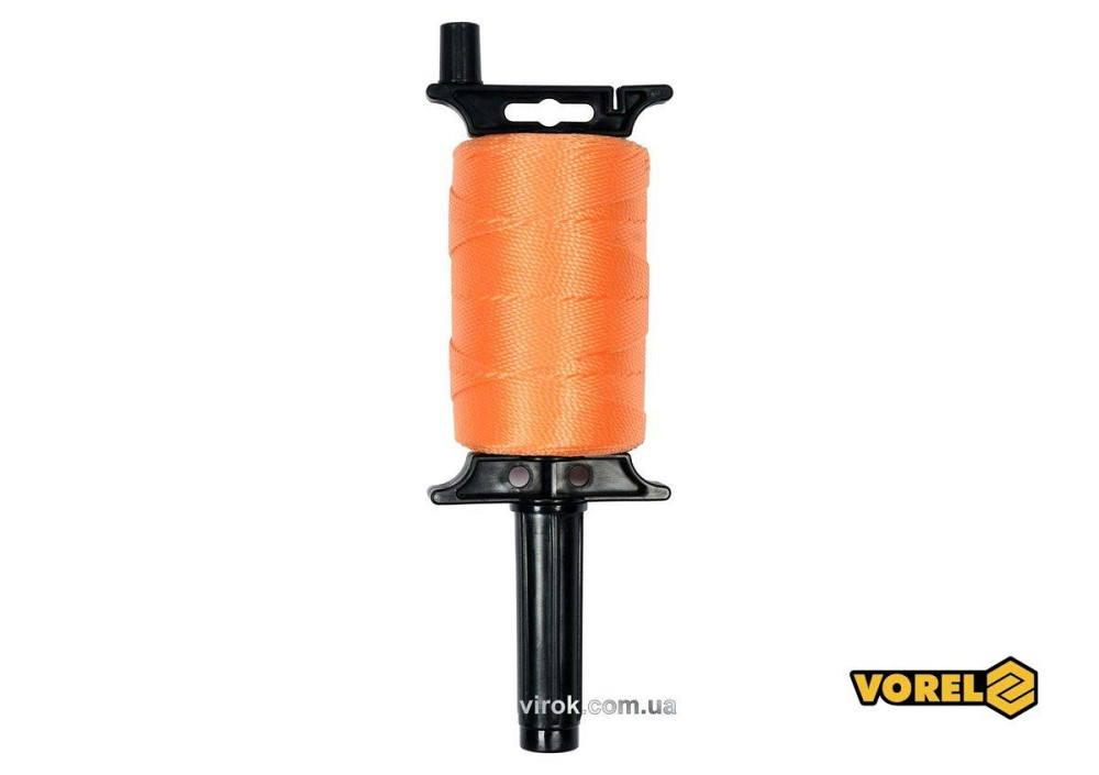 Шнур трасовочний поліпропіленовий на котушці VOREL : Ø= 1.2 мм, l= 200 м [12/48] Одеса - фото 1