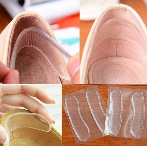 Силиконовые полоски от натирания обуви 98 на 25 мм прозрачный Киев - изображение 1