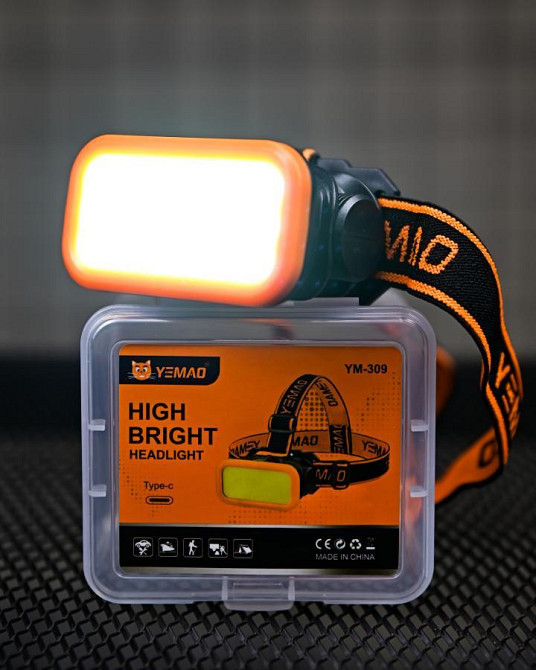 Налобний ліхтарик YM-309 з червоним світлом ПП8146 Одеса - фото 6