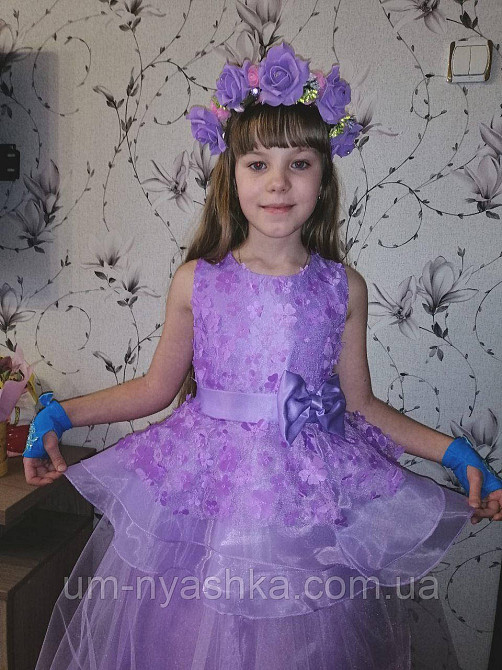 Пышное нарядное платье с цветами Ария2 на 4-5 лет Кривой Рог - изображение 7