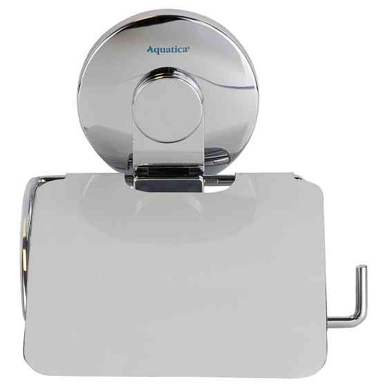 Тримач для туалетного паперу на вакуумному присоску s38 129×102×168мм AQUATICA (9783836) Київ