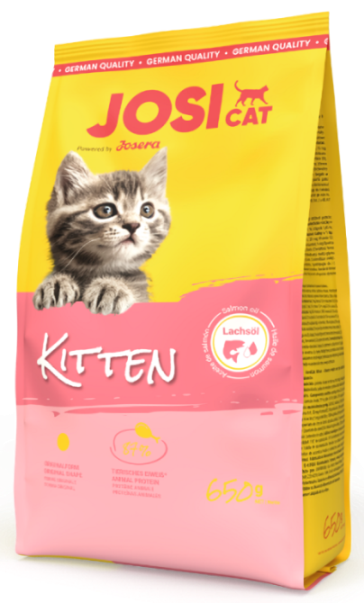 Сухой корм Josera JosiCat Kitten (ЙозиКет Киттен) для котят, кормящих и беременных кошек, 650 г Винница - изображение 1