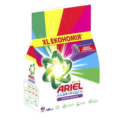 Стиральный порошок Ariel Аква-Пудра Color 4.05 кг (8006540536919) Винница