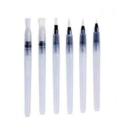 Набір пензликів для води 6 штук в упаковці для малювання, професійні пензлі Aquash Water Brush Кам'янець-Подільський