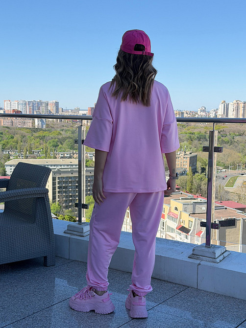 Жіночий легкий спортивний костюм з футболкою "Amante" | Батал Київ - фото 10