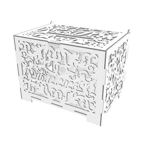 Сундук для конвертов, Свадебная казна 288х208х227мм Киев