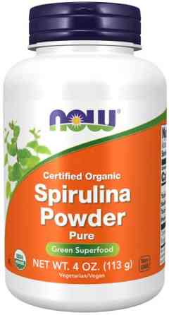 Спирулина органическая NOW Organic Spirulina Powder - 113 g Киев