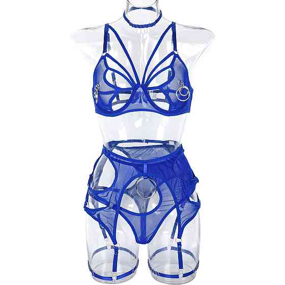 Комплект нижнего белья Бабочка S синий Киев