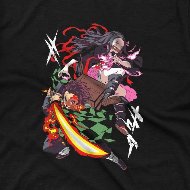 Футболка для подростка мальчика с принтом Клинок, рассекающий демонов Танджиро і Незуко 2 Размер 160 Anime10422 Днепр - изображение 4