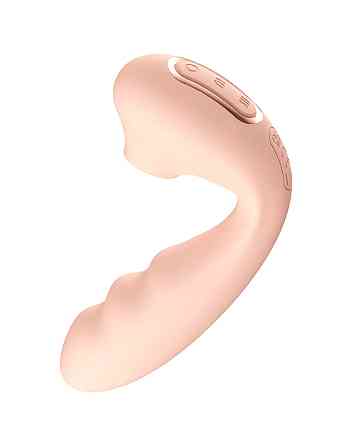 Вибратор с вакуумом и управлением со смартфона BeYourLover Tara X 2, 13,9 × 8 см Sex Aura Киев