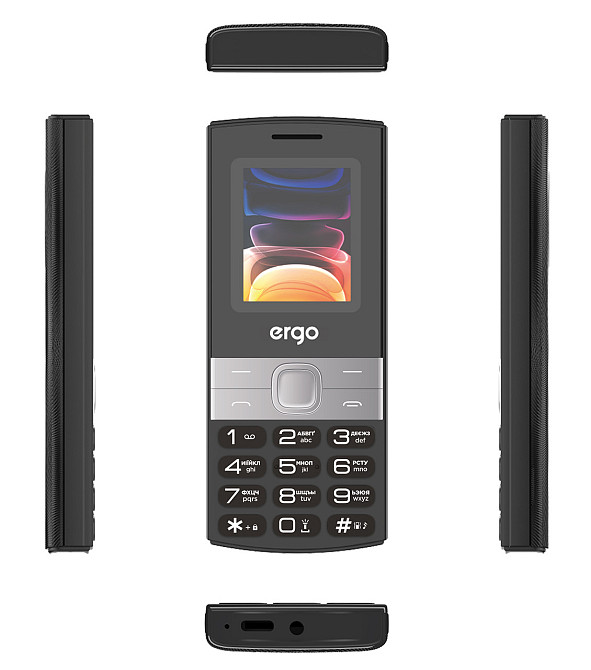 Мобильный телефон ERGO B185 Dual Sim Black (7137267) Киев - изображение 6
