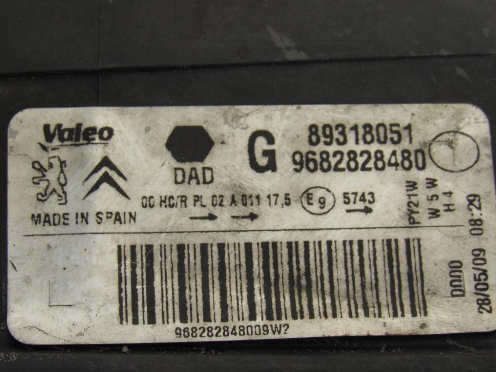 Фара ліва Citroen Berlingo 2008-2012 Ковель - изображение 4